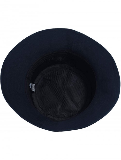 Bucket Hats Unisex Fashion Embroidered Bucket Hat Summer Fisherman Cap for Men Women - Butterfly Black - C119995A3US $21.31