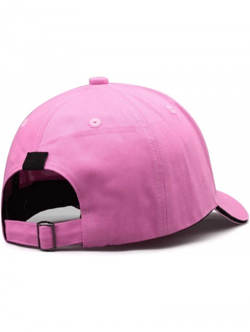 Baseball Caps Mens Womens Casual Adjustable Basketball Hat - Pink-3 - C118N00SN3O $25.25