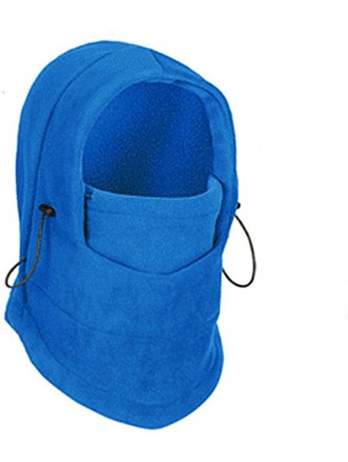 Balaclavas Balaclava Helmet Windproof Ski Mask Soft Warm Fleece Hat for Winter Outdoor Sports - Blue - CC189D8SES0 $13.10