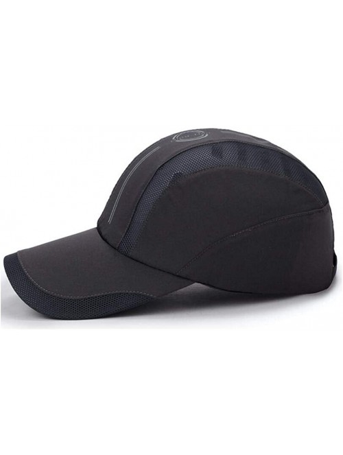 Baseball Caps Quick Dry Sports Cap Unisex Sun Hat Summer UV Protection Outdoor Cap - Grey - CG18T9UL9S6 $12.50