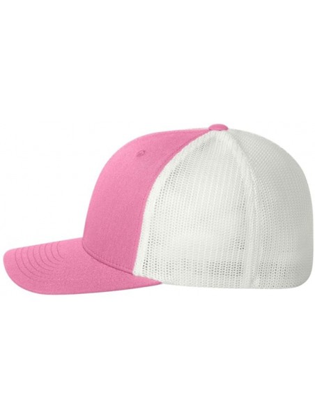 Baseball Caps 6-Panel Trucker Cap (6511) - Pink/White - CO1191ZWK7X $13.58