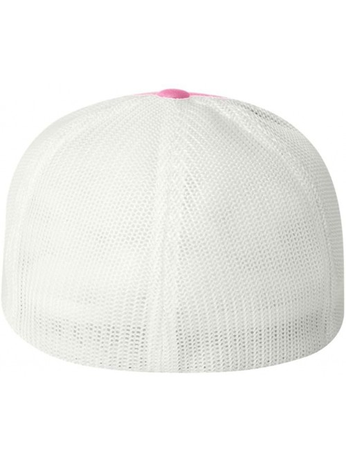 Baseball Caps 6-Panel Trucker Cap (6511) - Pink/White - CO1191ZWK7X $13.58