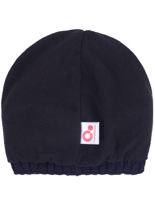 Skullies & Beanies Daily Knit Visor Brim Beanie Hat Fleece Lined Skull Ski Cap - Blue - CW11RGRTPPX $13.71