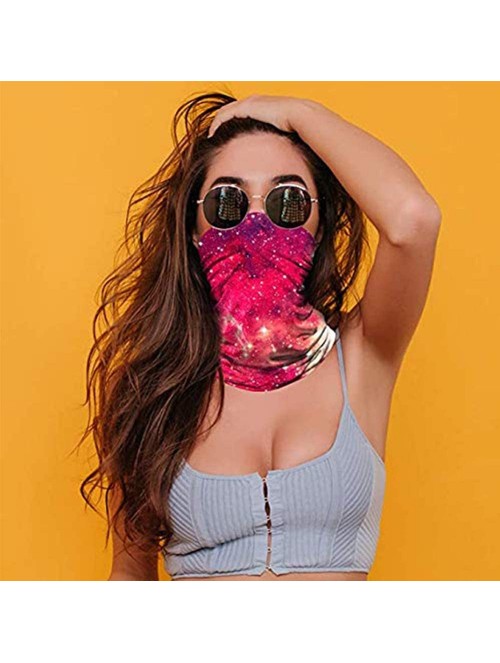 Balaclavas 5pcs Bandana Face Mask Neck Gaiter- Sports Scarf Mask Tube Headwear for Women And Men - Group 7 Ac03 - CR198O72NQG...