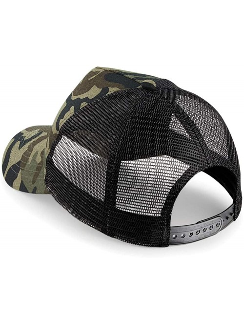 Baseball Caps Retro Camouflage Snapback Trucker Cap - Midnight Camo - CM17YW33CUQ $13.16