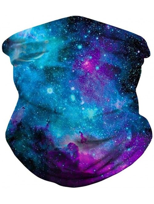 Balaclavas Bandana Balaclava for Women Men Magic Neck Gaiter Tube UV Face Scarf for Outdoor/UV/Cycling - 1 Pcs B-cosmic Sky -...