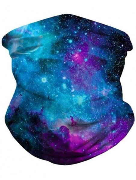 Balaclavas Bandana Balaclava for Women Men Magic Neck Gaiter Tube UV Face Scarf for Outdoor/UV/Cycling - 1 Pcs B-cosmic Sky -...