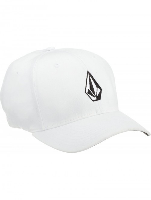 Baseball Caps Men's Full Stone Six Panel Xfit Flexfit Hat - White - C4115FXFQQR $25.06