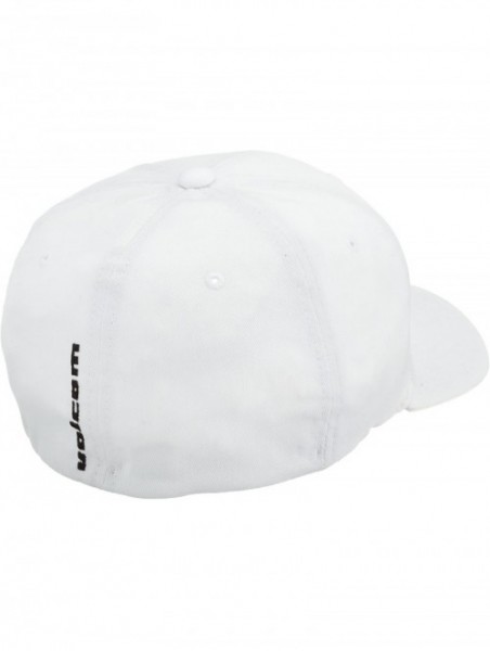 Baseball Caps Men's Full Stone Six Panel Xfit Flexfit Hat - White - C4115FXFQQR $25.06