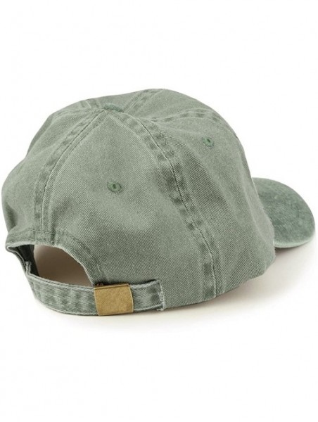 Baseball Caps Low Profile Plain Washed Pigment Dyed 100% Cotton Twill Dad Cap - Olive - CB12NYKM6Z2 $21.85