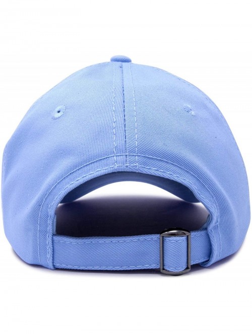 Baseball Caps Initial Hat Letter Q Womens Baseball Cap Monogram Cursive Embroider - Light Blue - C018U6XW5ZT $15.87