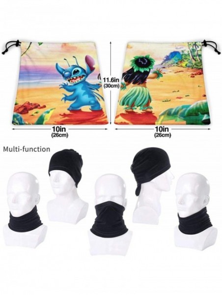 Balaclavas Hello Kitty Men Women Face Mask Balaclava Neck Gaiter Warm Headband Scarf - Lilo and Stitch 10 - C919464543G $22.50