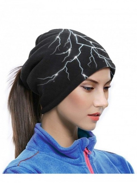 Balaclavas Neck Gaiter Headwear Face Sun Mask Magic Scarf Bandana Balaclava - Lightning Storm - CJ197RXUW8E $20.58