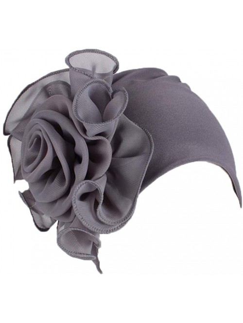 Skullies & Beanies Stretchy Patients Bandanas African Hairband - Grey - CC18T57TR0I $13.12