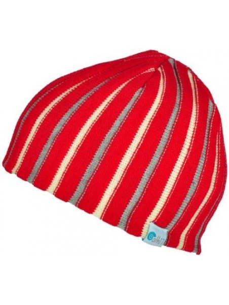 Skullies & Beanies Ribbed heavy gauge mens/womens warm beanie snowboarding winter hats - Red - CF116ISOO2F $13.34