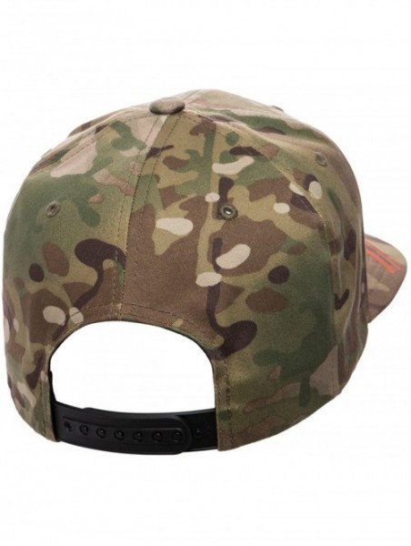 Baseball Caps Yupoong Premium Classic Snapback Hat - Flat Brim- Adjustable Ballcap w/Hat Liner - Multicam - CC18GYAE430 $19.46