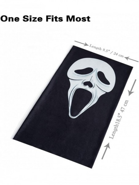 Balaclavas Face Bandanas Neck Gaiters for Men Women Dust Scarf Balaclava Headbands - Ghost - CF198H6IYCZ $16.68