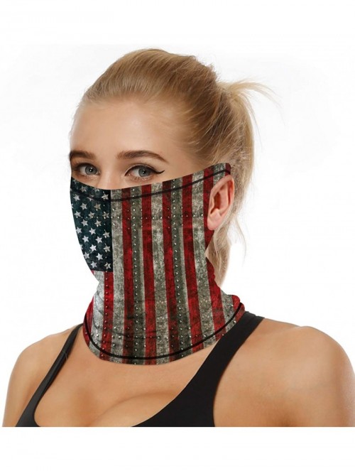 Balaclavas Face Bandana Mask Cover Scarf for Men Women Reusable Summer Dust UV Tube Neck Gaiter Ear Loops Balaclava Outdoors ...