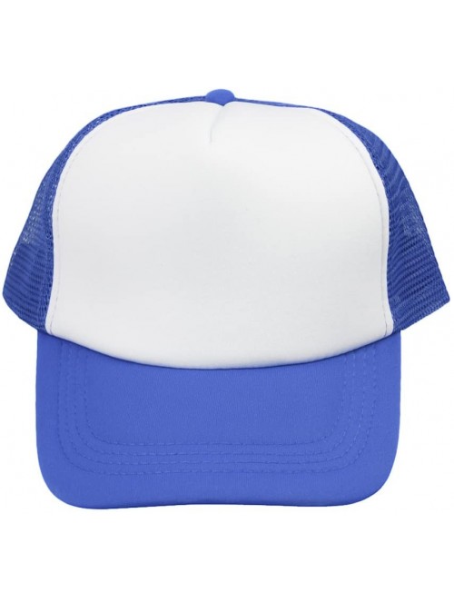 Baseball Caps Personalized Unisex Mesh Baseball Cap Custom Your Own Design Logo Text Photo Hat - Blue 2 - CJ1825GS64Y $14.45