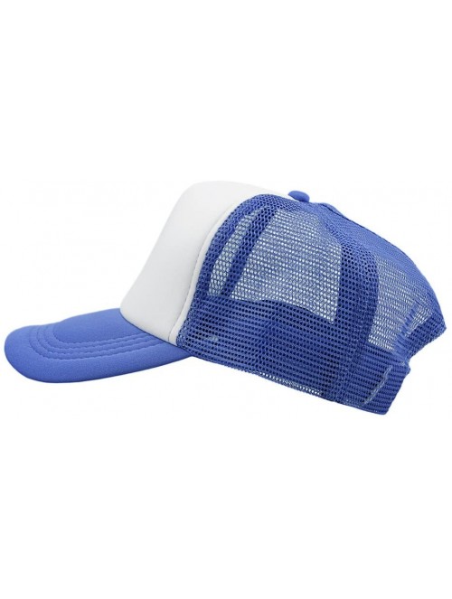 Baseball Caps Personalized Unisex Mesh Baseball Cap Custom Your Own Design Logo Text Photo Hat - Blue 2 - CJ1825GS64Y $14.45