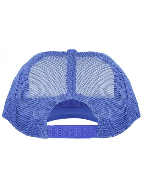 Baseball Caps Personalized Unisex Mesh Baseball Cap Custom Your Own Design Logo Text Photo Hat - Blue 2 - CJ1825GS64Y $14.45