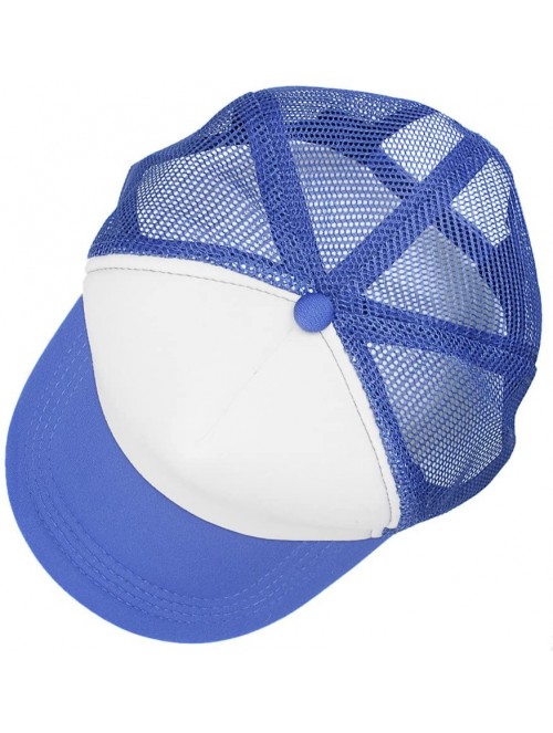 Baseball Caps Personalized Unisex Mesh Baseball Cap Custom Your Own Design Logo Text Photo Hat - Blue 2 - CJ1825GS64Y $14.45