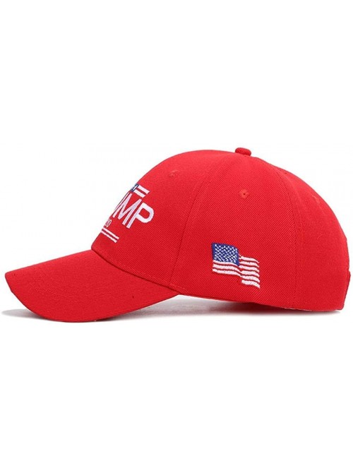 Baseball Caps Women Men Baseball Cap Letter Embroidered Casual Adjustable Sun Hat Baseball Caps - Red - CB19629K0SL $26.82