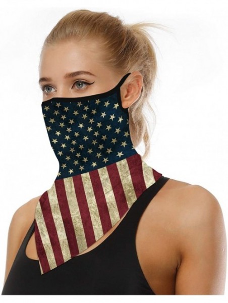 Balaclavas Face Scarf Bandana Ear Loops Face Mask Balaclava Men Women Neck Gaiters Dust Wind Motorcycle Mask Headwear - CJ199...