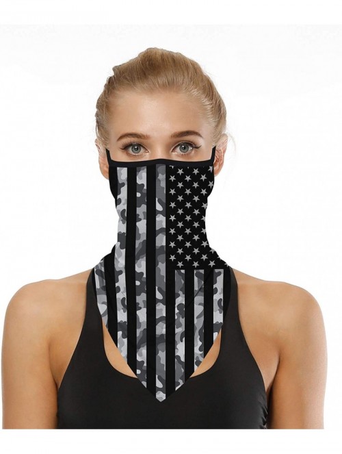 Balaclavas Face Scarf Bandana Ear Loops Face Mask Balaclava Men Women Neck Gaiters Dust Wind Motorcycle Mask Headwear - CJ199...