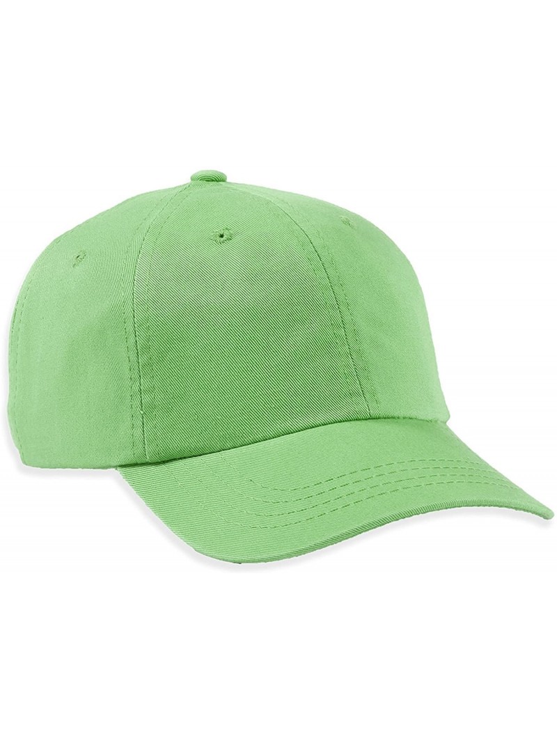 Baseball Caps Unstructured Baseball Cap-0670 - Lime - CV129XL90SV $25.80