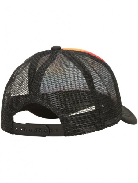 Baseball Caps Unicorn Mesh Trucker Hat - Black w/Rainbow - CM11F7CLQCJ $18.07