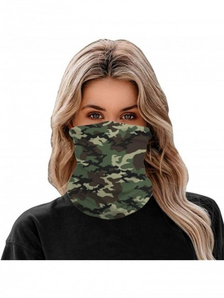 Balaclavas Reusable Face Mask Bandanas for Men Women- Seamless Neck Gaiter Headband- Dust Wind UV Sun Face Cover - CF198MXTX5...