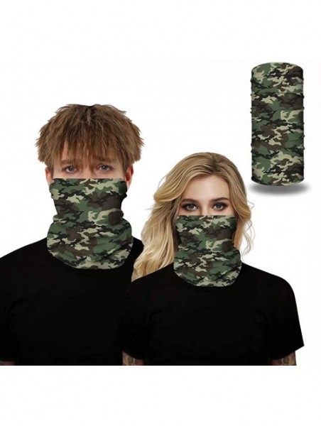 Balaclavas Reusable Face Mask Bandanas for Men Women- Seamless Neck Gaiter Headband- Dust Wind UV Sun Face Cover - CF198MXTX5...