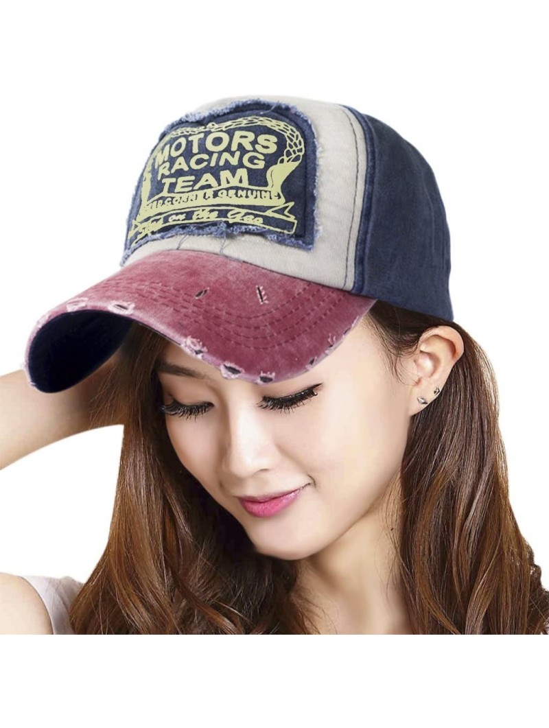 Baseball Caps Baseball Adjustable Snapback Embroidered Protection - Burgundy - CH17Z4ZKD6M $12.06