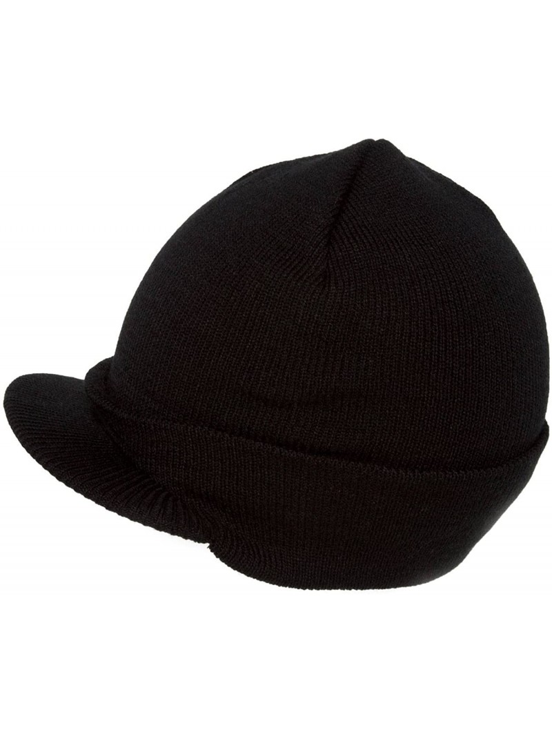 Skullies & Beanies Blank Cuff Beanie Visor (Comes in Many Black - C012FYSWPON $13.90