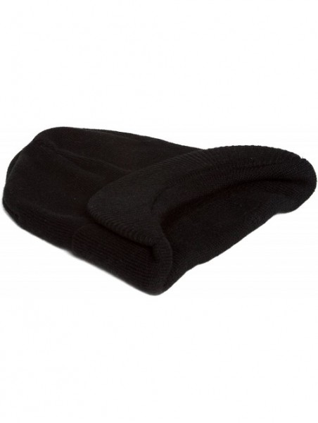 Skullies & Beanies Blank Cuff Beanie Visor (Comes in Many Black - C012FYSWPON $13.90