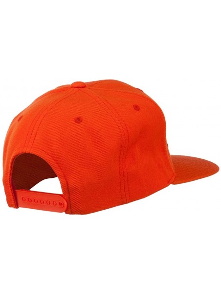 Baseball Caps Halloween Character Duke Embroidered Snapback Cap - Orange - CI11ONYRJKF $35.17