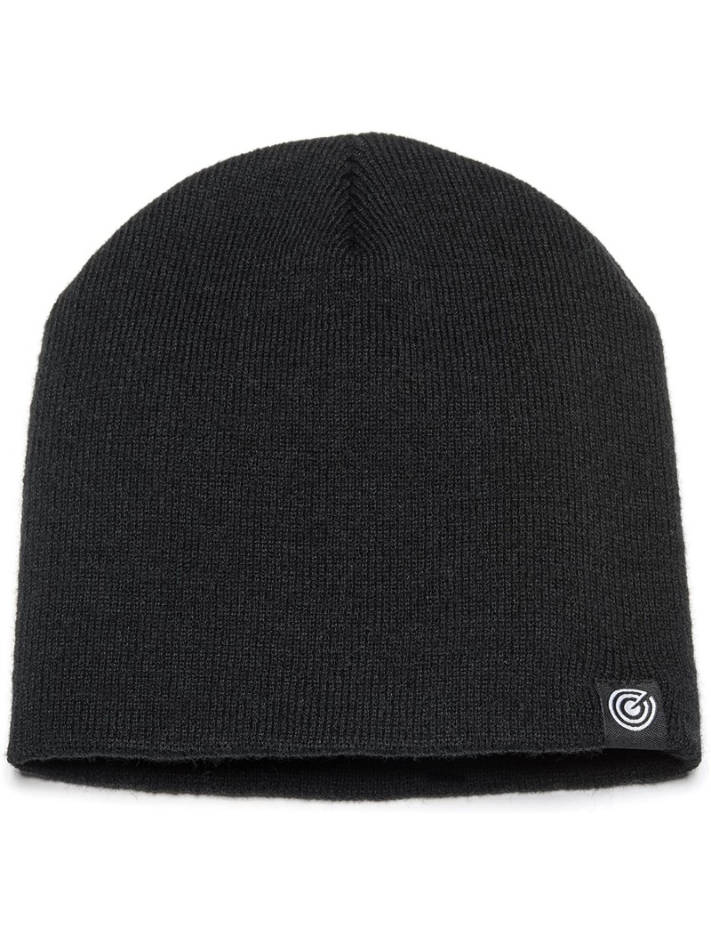 Skullies & Beanies Evony Original Beanie Cap - Soft Knit Beanie Hat - Warm and Durable - Black - C112NU4POSY $15.11