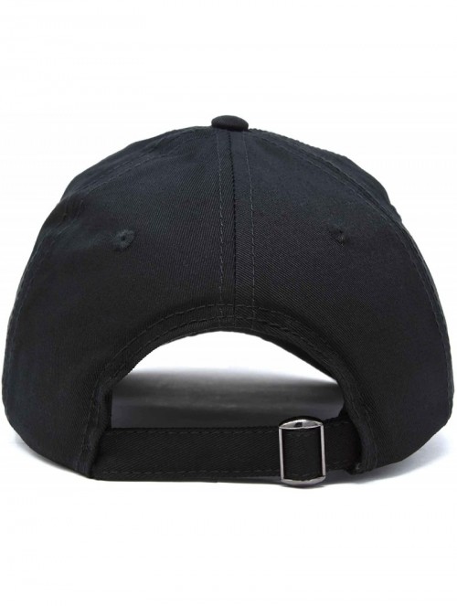 Baseball Caps Alien Head Baseball Cap Mens and Womens Hat - Black - C218M64OIYO $13.62