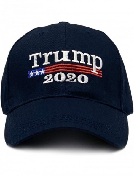 Skullies & Beanies Donald Trump 2020 Keep America Great Cap Adjustable Baseball Hat with USA Flag [2/3 Pack] - CR18SMLX6ER $1...