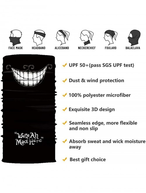 Balaclavas Summer Face Scarf Bandana Neck Gaiter Tube Magic Face Cover Scarf Balaclava Headwear Sun UV Protection - CF19896T9...