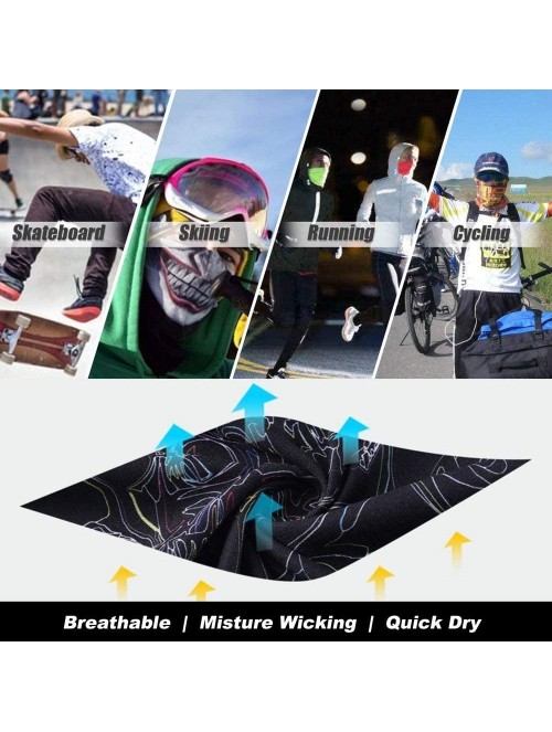 Balaclavas Summer Face Scarf Bandana Neck Gaiter Tube Magic Face Cover Scarf Balaclava Headwear Sun UV Protection - CF19896T9...