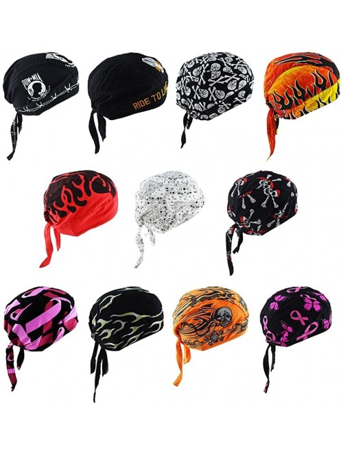 Skullies & Beanies HADM Sport Cotton Durag Skull - 7 - CT18DLZSQH8 $16.82