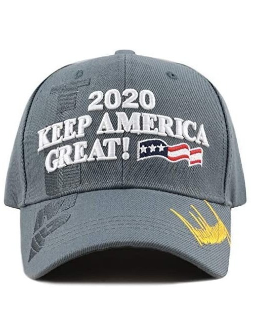 Baseball Caps Original Exclusive Donald Trump 2020" Keep America Great/Make America Great Again 3D Cap - 4. 2020-dark Grey - ...