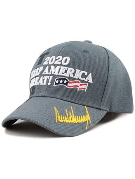 Baseball Caps Original Exclusive Donald Trump 2020" Keep America Great/Make America Great Again 3D Cap - 4. 2020-dark Grey - ...