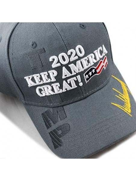 Baseball Caps Original Exclusive Donald Trump 2020" Keep America Great/Make America Great Again 3D Cap - 4. 2020-dark Grey - ...