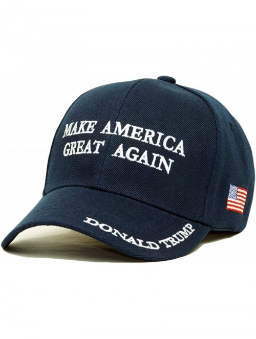 Baseball Caps Trump 2020 Keep America Great Embroidery Campaign Hat USA Baseball Cap - Make America Great Again- Navy - C7192...