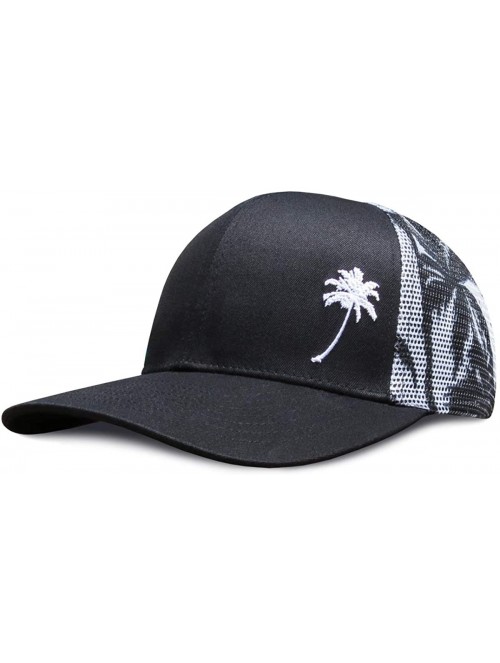 Baseball Caps Trucker Hat for Men or Women- Many Cool Designs - Palm Tree- Mesh Print - CL18TE2G85X $30.72