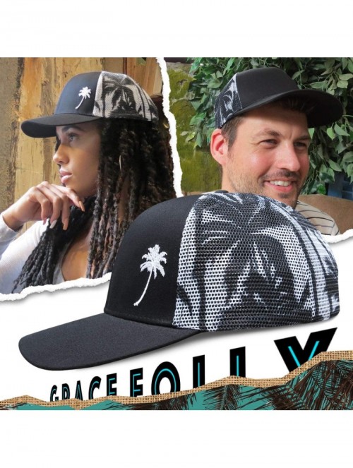 Baseball Caps Trucker Hat for Men or Women- Many Cool Designs - Palm Tree- Mesh Print - CL18TE2G85X $30.72