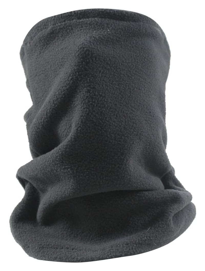 Balaclavas Polar Fleece Outdoor Activities Face Mask Neck Gaiter Balaclava Bandana Hood Hat - Dark Gray - CE186KD96TN $14.07